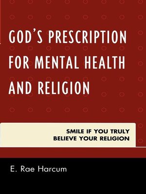 cover image of God's Prescription for Mental Health and Religion